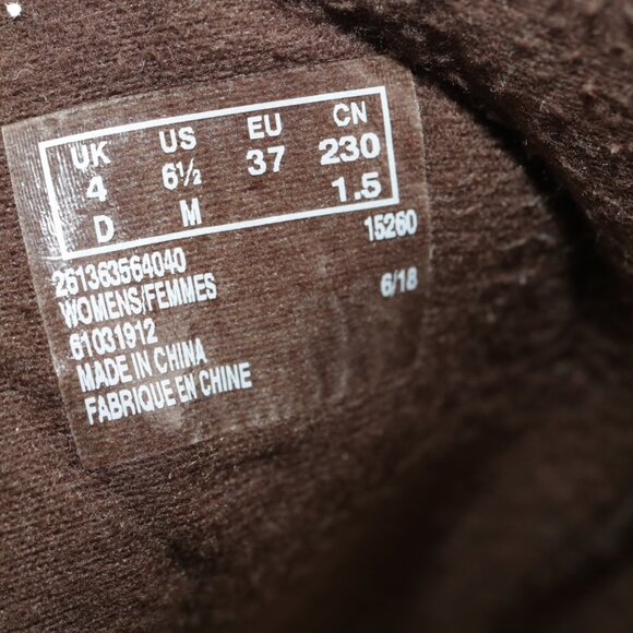 Clarks Womens Sashlin Sue Boot Size 6.5 Brown Leather Block Heel Lace Up Booties - Picture 10 of 11